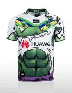The Raiders will hope to possess the power of the Hulk whilst wearing this kit